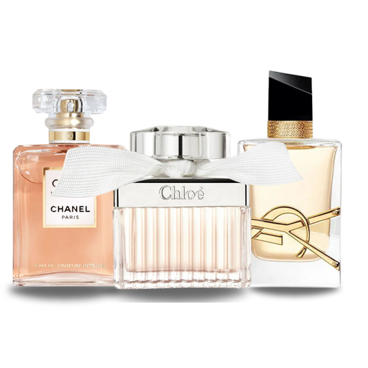 KIT: CHANEL COCO MADEMOISELLE, YVES SAINT LAURENT LIBRE, CHLOÉ